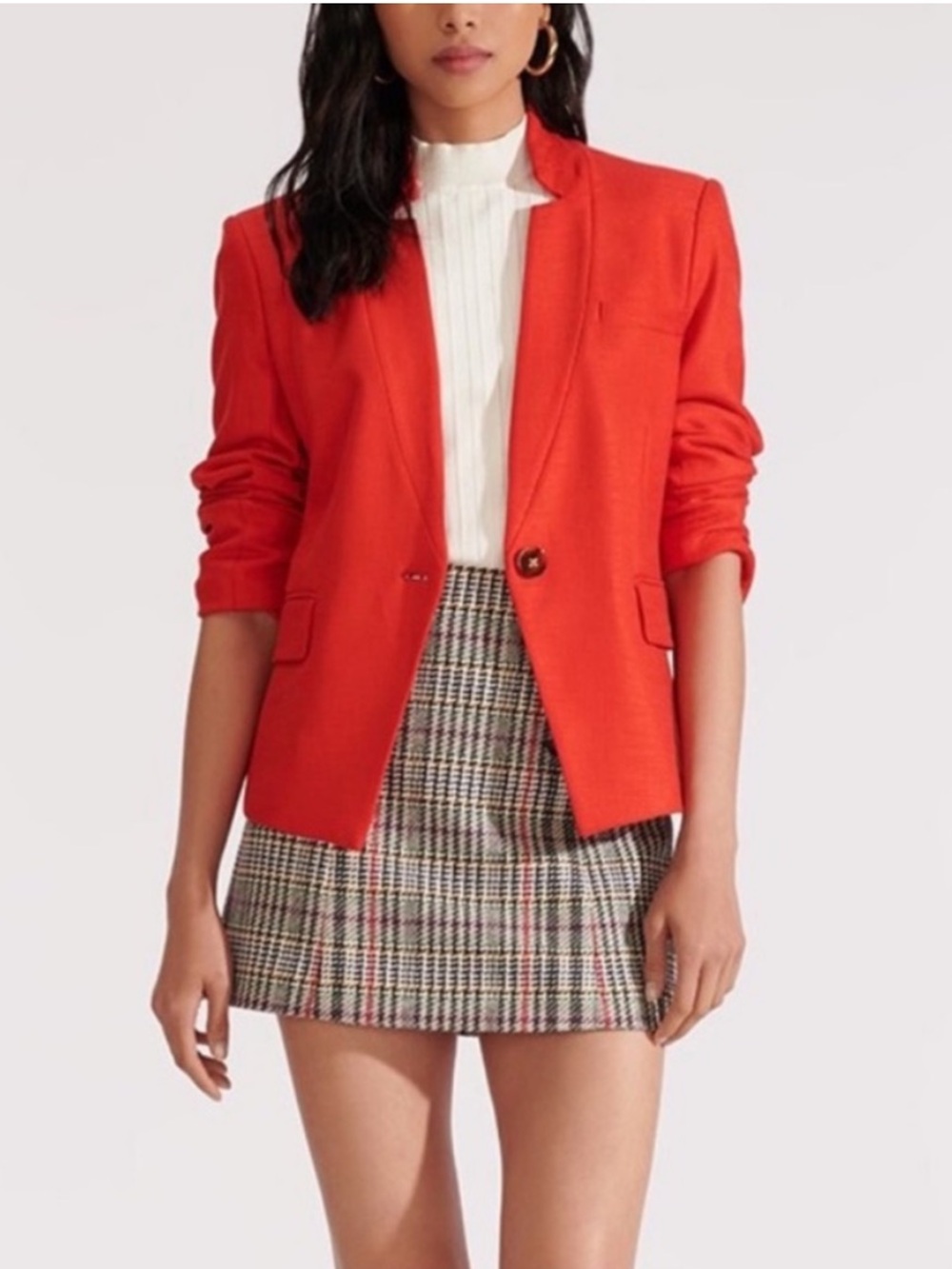 NWT VERONICA BEARD Dickey Blazer Jacket Farley Red Sz 2